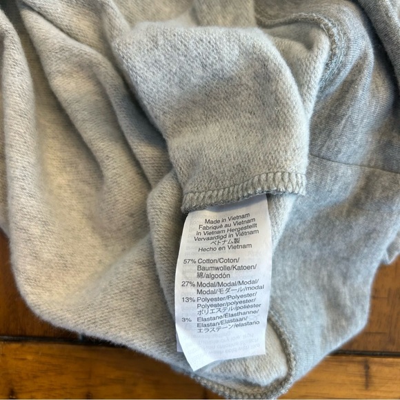 Miles(s) by Madewell Warmup Hoodie Sweatshirt in Light Heather Grey, Size XS - Picture 11 of 12